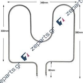 Αντίσταση 1500watt κάτω μέρος φούρνου κουζίνας ELCO Γενικής Χρήσης