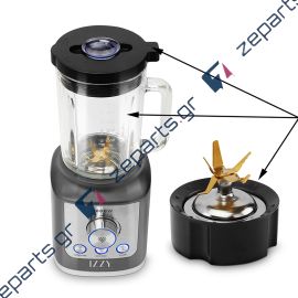 Κανάτα μπλέντερ γυάλινη IZZY Professional Blender IZ-6500 Original