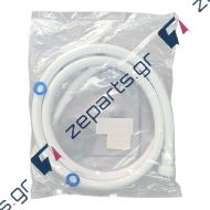 Σπιράλ μπάνιου πλαστικό 1,5m λευκό