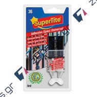 Κόλλα δύο συστατικών εποξική 5 λεπτών 6ml SUPERTITE