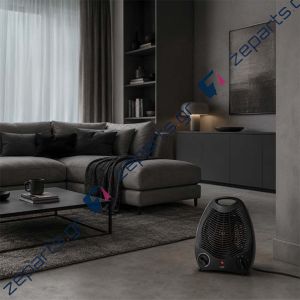 Αερόθερμο 2000W LIFE Μαύρο