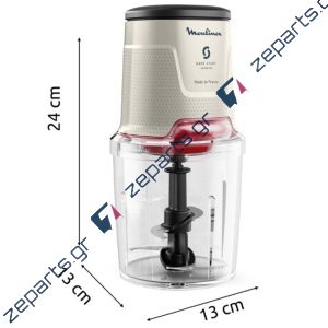 Moulinex Easy Press Πολυκόπτης Multi 600W AT740B