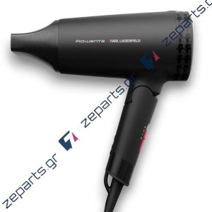 Rowenta Studio Dry Πιστολάκι Μαλλιών Karl Lagerfeld με Φυσούνα 2100W