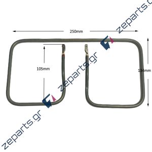 Αντίσταση τοστιέρας 840watt 115volt 25x13,4 Γενική Χρήσης