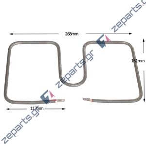 Αντίσταση τοστιέρας 900W 115V 26,8x16,1x11,7cm PHILIPS / Γενικής Χρήσης