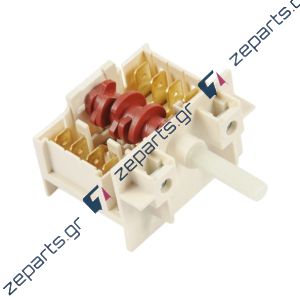 Διακόπτης εστίας 7 θέσεων (0+6 θέσεων) ZANUSSI / AEG / ELECTROLUX Original 3890832011