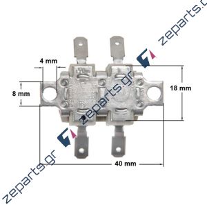 Θερμοστάτης με θερμικό ασφαλείας, 180°C-298°C λέβητα ατμοσυστήματος JURO PRO 815, 825