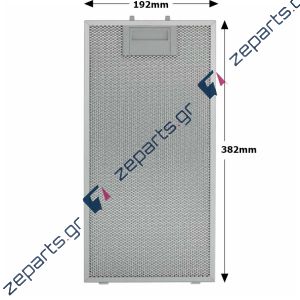 Φίλτρο απορροφητήρα μεταλλικό 38,2x19,2cm NEFF / SIEMENS / BOSCH Original 11022472