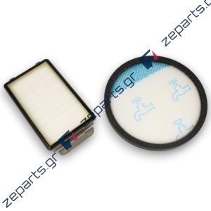 Φίλτρo σκούπας σετ εισαγωγής & εξαγωγής αέρα στο μοτέρ HEPA ROWENTA COMPACT POWER, CYCLONIC Οriginal ZR780000