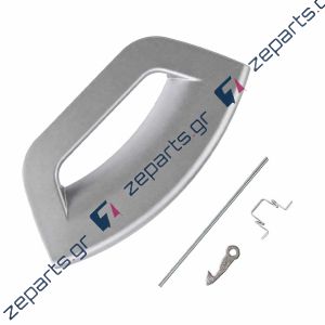 Λάβη , Κλείστρο πόρτας στεγνωτηρίου ρούχων inox HOTPOINT / WHIRLPOOL / INDESIT  287769, 482000023273, C00287769