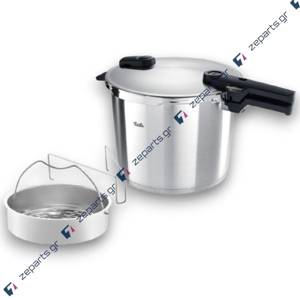 Fissler Vitaquick Premium Χύτρα Ταχύτητας 10lt με Καλάθι Ατμού
