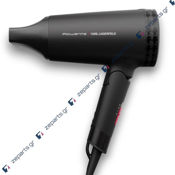 Rowenta Studio Dry Πιστολάκι Μαλλιών Karl Lagerfeld με Φυσούνα 2100W