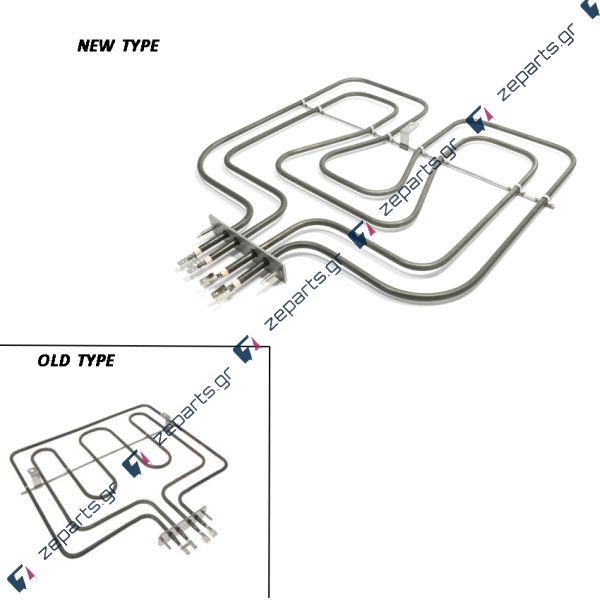 Αντίσταση με γκριλ 2450watt (1400+1200watt) φούρνου κουζίνας AEG / ZANUSSI / ELECTROLUX