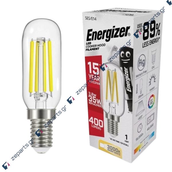 Λάμπα E14 4W LED απορροφητήρα 400lm 3000K Θερμό Λευκό