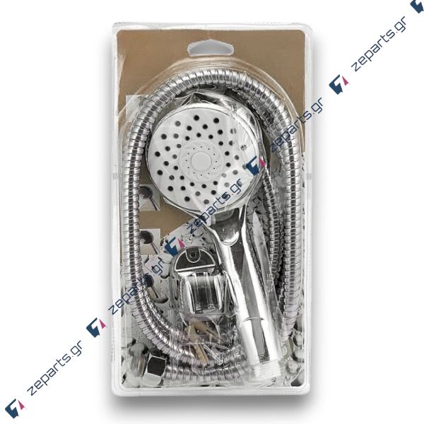 Σπιράλ μπάνιου 1,5m σετ με λαβή - τηλέφωνο χρωμέ ΓΕΝΙΚΗΣ ΧΡΗΣΗΣ