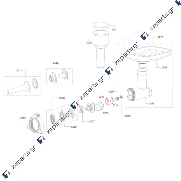 Φλάντζα Λάστιχο κρετομηχανής BOSCH / SIEMENS / PITSOS Original 10003402