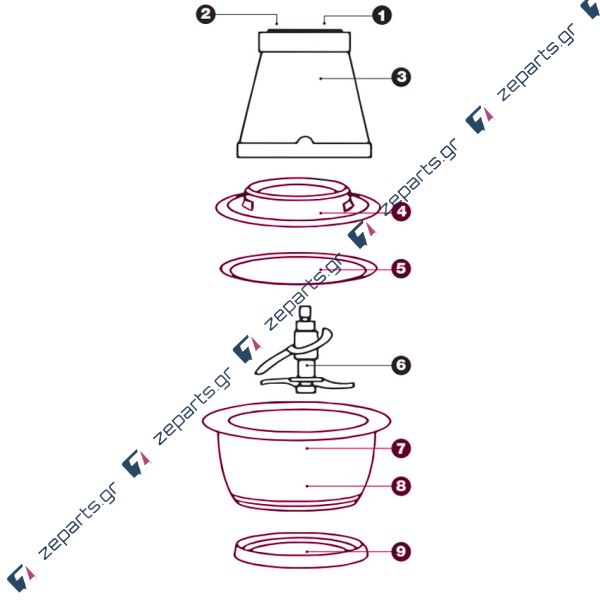 Μπολ κοπής με καπάκι Multi PYREX SB-226, SB226 Original