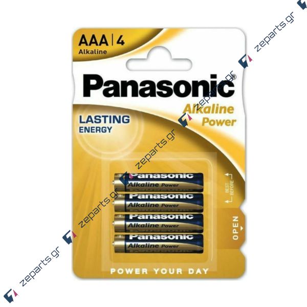 Μπαταρίες αλκαλικές 3A (AAA) LR03APB/4BP PANASONIC