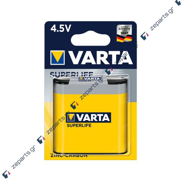 Μπαταρία αλκαλική 4,5volt 3R12 VARTA